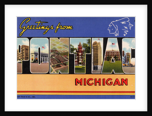 Greeting Card from Pontiac, Michigan by Anonymous