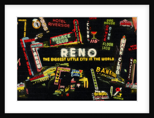 Montage of Neon Signs in Reno by Anonymous