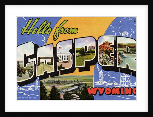 Greeting Card from Casper, Wyoming by Anonymous