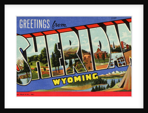 Greeting Card from Sheridan, Wyoming by Anonymous