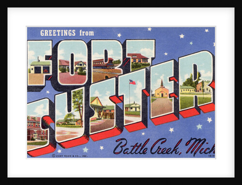 Greeting Card from Fort Custer by Anonymous