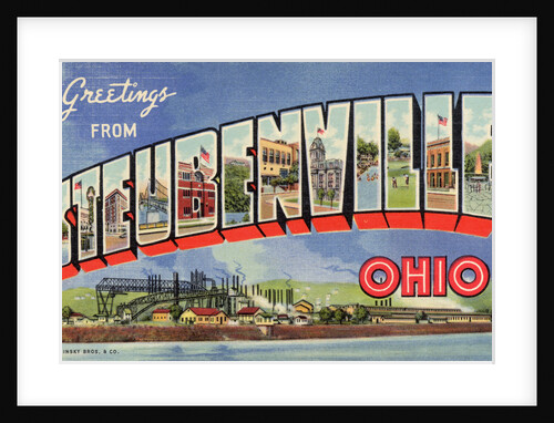 Greeting Card from Steubenville, Ohio by Anonymous