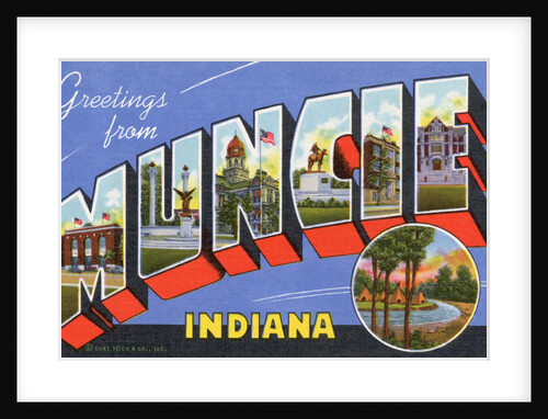 Greeting Card from Muncie, Indiana by Anonymous