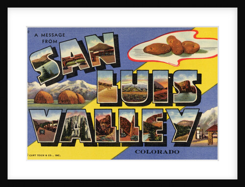 Greeting Card from San Luis Valley by Anonymous