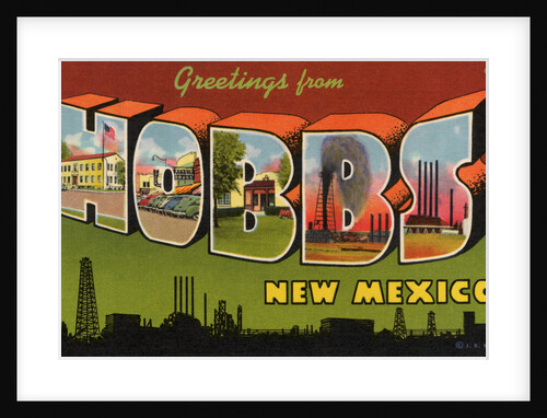 Greeting Card from Hobbs, New Mexico by Anonymous