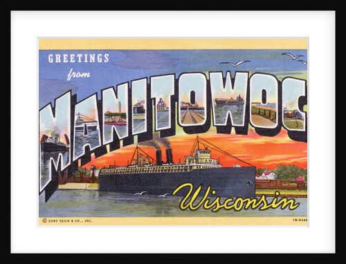 Greeting Card from Manitowoc, Wisconsin by Anonymous