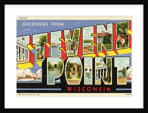Greeting Card from Stevens Point, Wisconsin by Anonymous