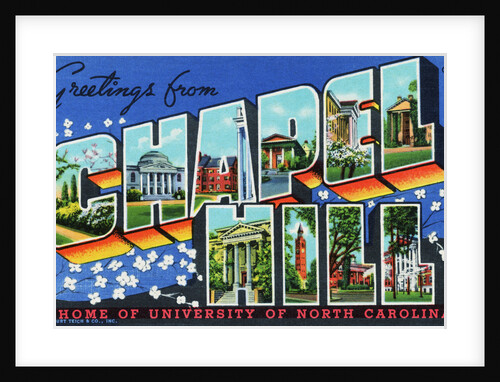 Greeting Card from Chapel Hill, North Carolina by Anonymous