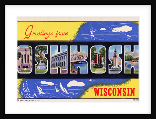 Greeting Card from Oshkosh, Wisconsin by Anonymous