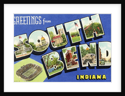 Greeting Card from South Bend, Indiana by Anonymous