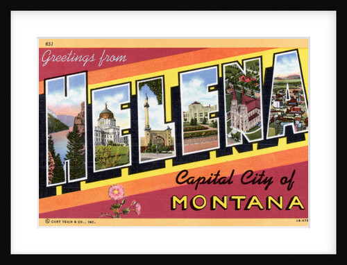 Greeting Card from Helena, Montana by Anonymous
