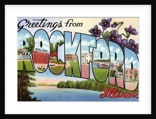 Greeting Card from Rockford, Illinois by Anonymous