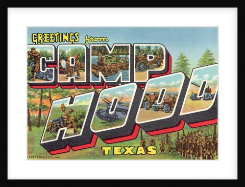 Greeting Card from Camp Hood, Texas by Anonymous