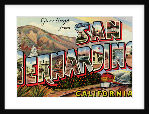 Greeting Card from San Bernardino, California by Anonymous