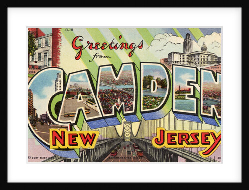 Greeting Card from Camden, New Jersey by Anonymous
