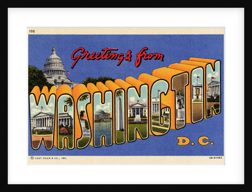 Greeting Card from Washington D.C. by Anonymous