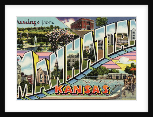Greeting Card from Manhattan, Kansas by Anonymous