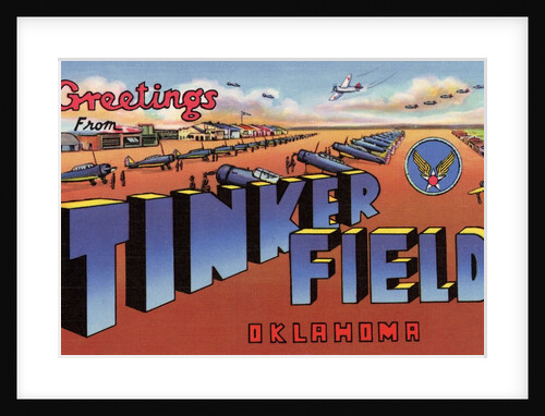 Greeting Card from Tinker Field, Oklahoma by Anonymous