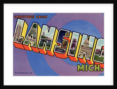 Greeting Card from Lansing, Michigan by Anonymous