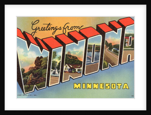 Greeting Card from Winona, Minnesota by Anonymous