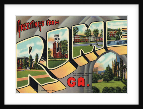 Greeting Card from Rome, Georgia by Anonymous