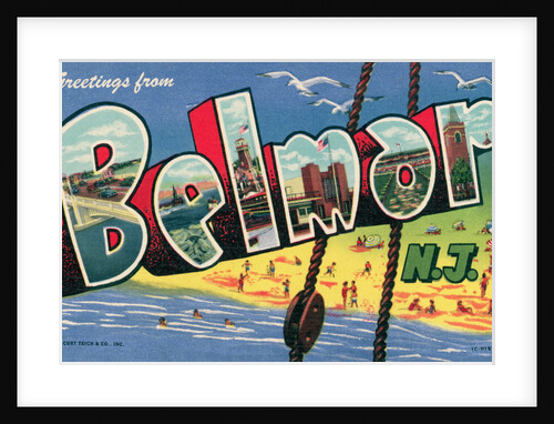 Greeting Card from Belmar, New Jersey by Anonymous