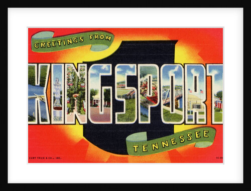 Greeting Card from Kingsport, Tennessee by Anonymous
