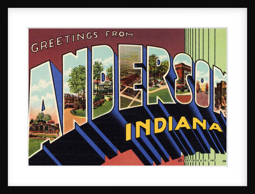Greeting Card from Anderson, Indiana by Anonymous