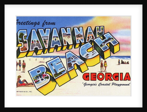 Postcard of Savannah Beach, Georgia by Anonymous
