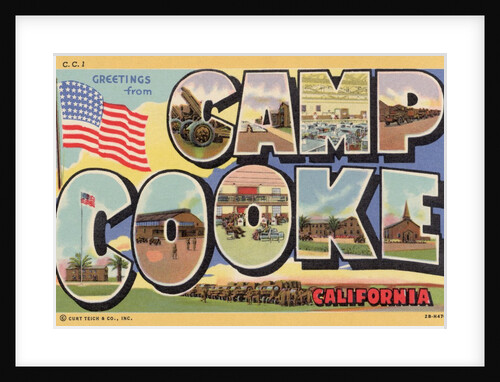 Greeting Card from Camp Cooke by Anonymous