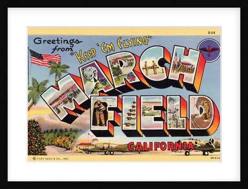 Greeting Card from March Field by Anonymous