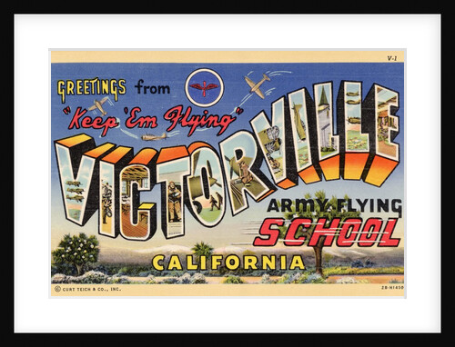 Greeting Card from Victorville Army Flying School by Anonymous