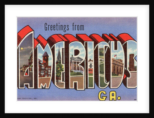 Greeting Card from Americus, Georgia by Anonymous