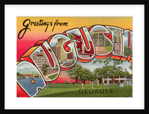 Greeting Card from Augusta, Georgia by Anonymous