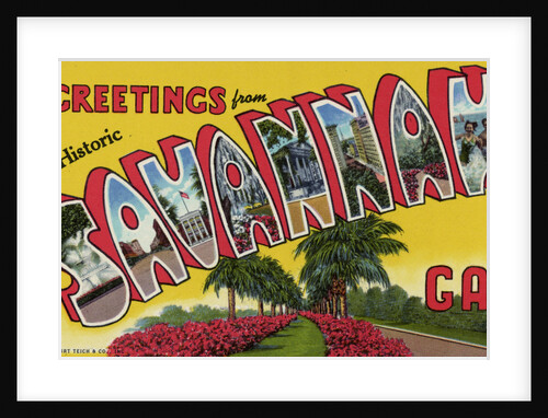 Greeting Card from Savannah, Georgia by Anonymous