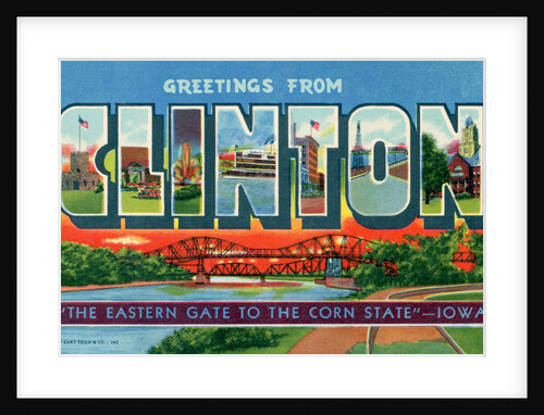 Greeting Card from Clinton, Iowa by Anonymous