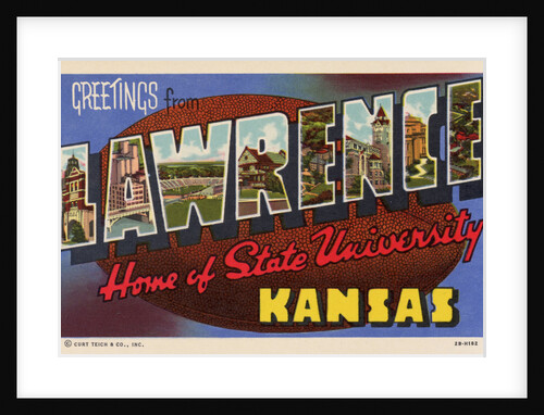 Greeting Card from Lawrence, Kansas by Anonymous