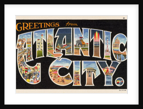 Greeting Card from Atlantic City, New Jersey by Anonymous