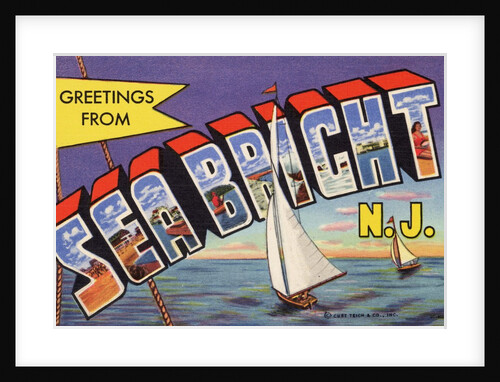 Greeting Card from Sea Bright, New Jersey by Anonymous