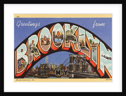 Greeting Card from Brooklyn, New York by Anonymous