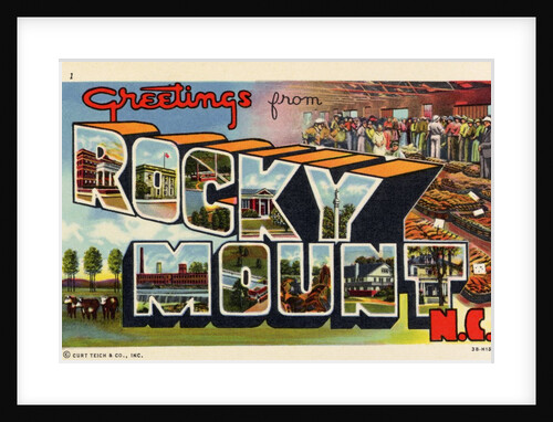 Greeting Card from Rocky Mount, North Carolina by Anonymous