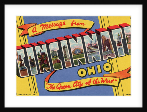 Greeting Card from Cincinnati, Ohio by Anonymous