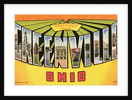 Greeting Card from Greenville, Ohio by Anonymous