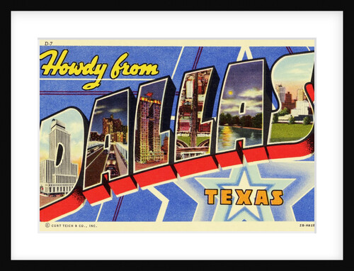 Greeting Card from Dallas, Texas by Anonymous