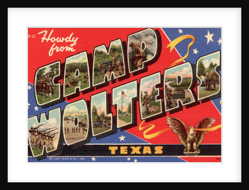 Greeting Card from Camp Wolters by Anonymous
