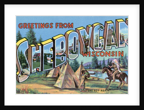 Greeting Card from Sheboygan, Wisconsin by Anonymous