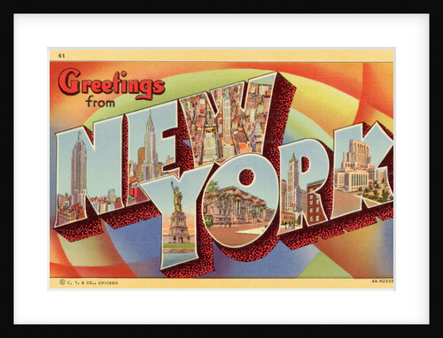 Greeting Card from New York by Anonymous