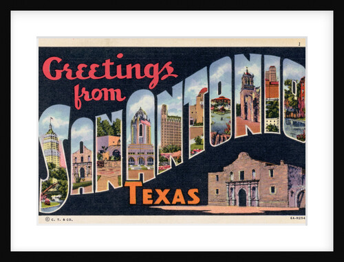 Greeting Card from San Antonio, Texas by Anonymous
