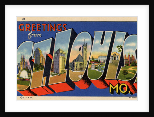 Greeting Card from St. Louis, Missouri by Anonymous