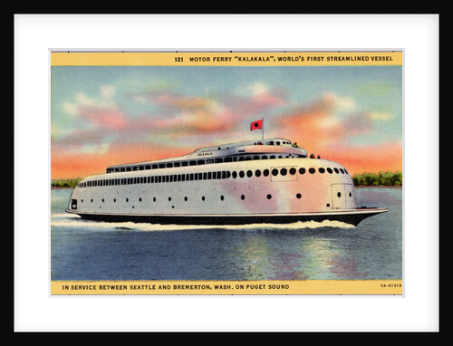 Motor Ferry Kalakala by Anonymous
